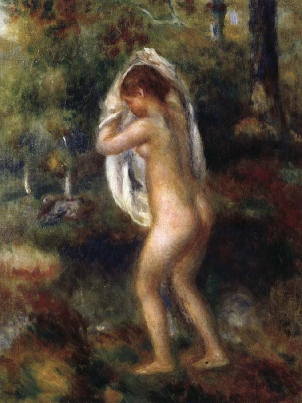 Pierre Renoir Young Girl Undressing oil painting picture